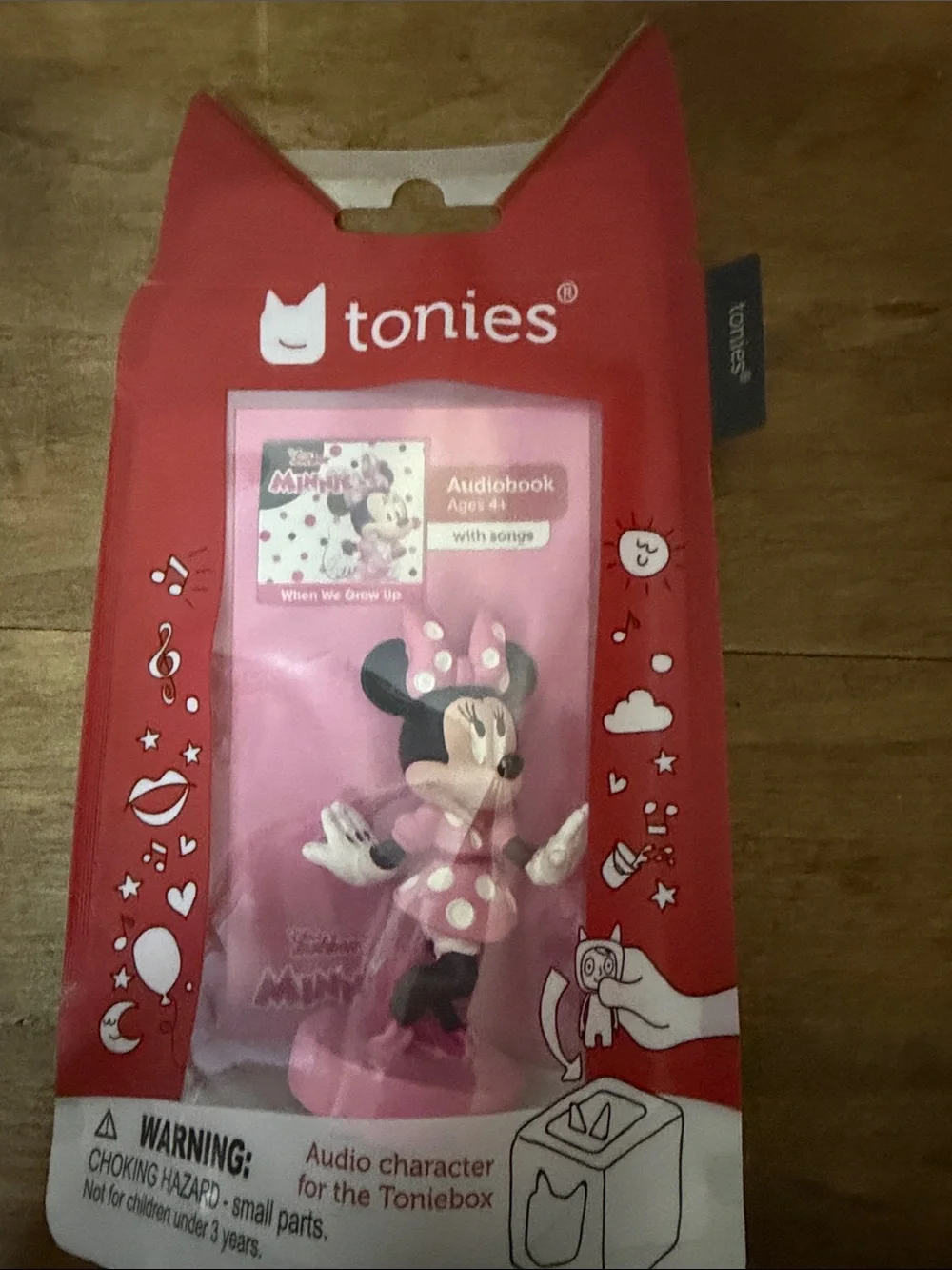 Tonies Minnie Mouse “When we grow up” Pink Audio Character for Toniebox